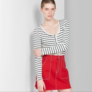 Vibrant Red Wild Fable Skirt